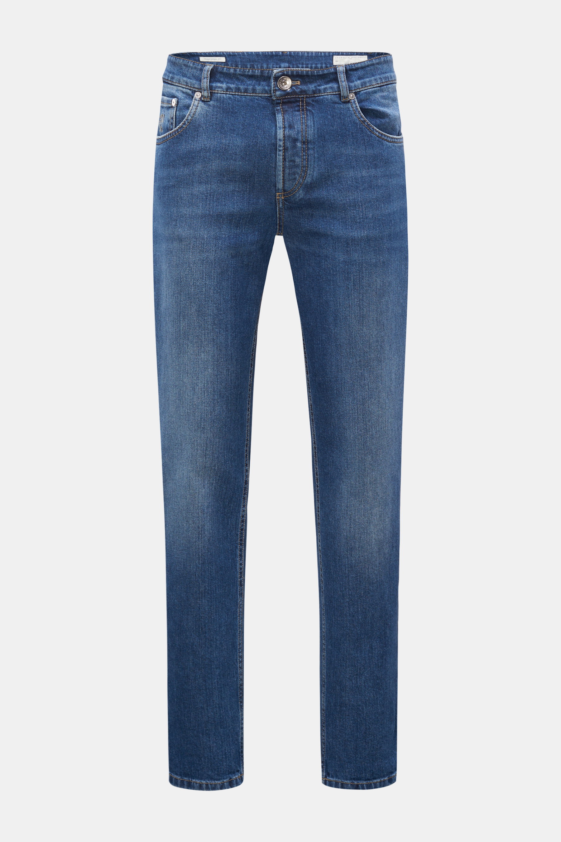 Brunello Cucinelli Jeans 'Traditional Fit' blau