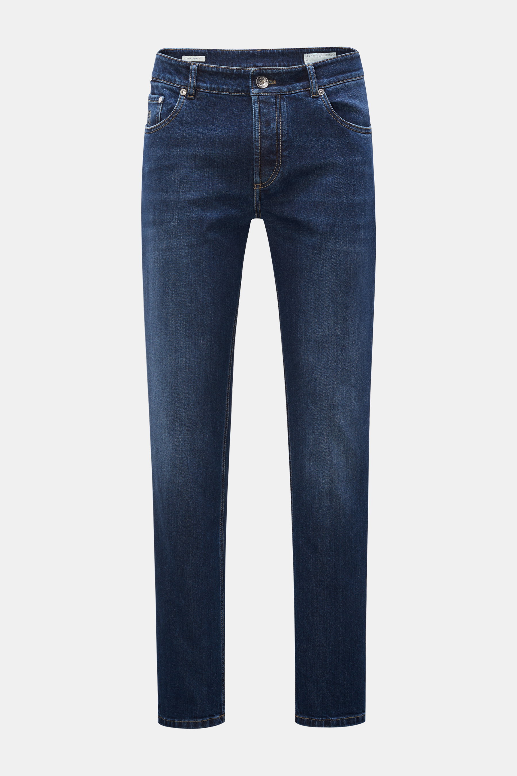 Brunello Cucinelli Jeans 'Traditional Fit' dunkelblau