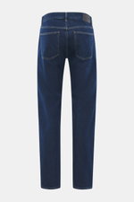 Closed Jeans 'Cooper' dunkelblau von CLOSED, Rückansicht, Regular Fit, leicht schmal zulaufend, Five-Pocket-Stil, Zip Fly, elastische Baumwolle, weicher Griff.