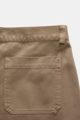 04651/ A trip in a bag Baumwollhose 'Bull Denim' taupe
