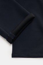 Close-up front view of Emporio Armani Jersey-Jogpants navy cuff showing fine modal-cotton mix fabric and soft, elastic texture.

Description: <p>Zeitloser Stil trifft Komfort: Die Jogpants von EMPORIO ARMANI überzeugt mit feinem Jersey aus Modal-Mix und