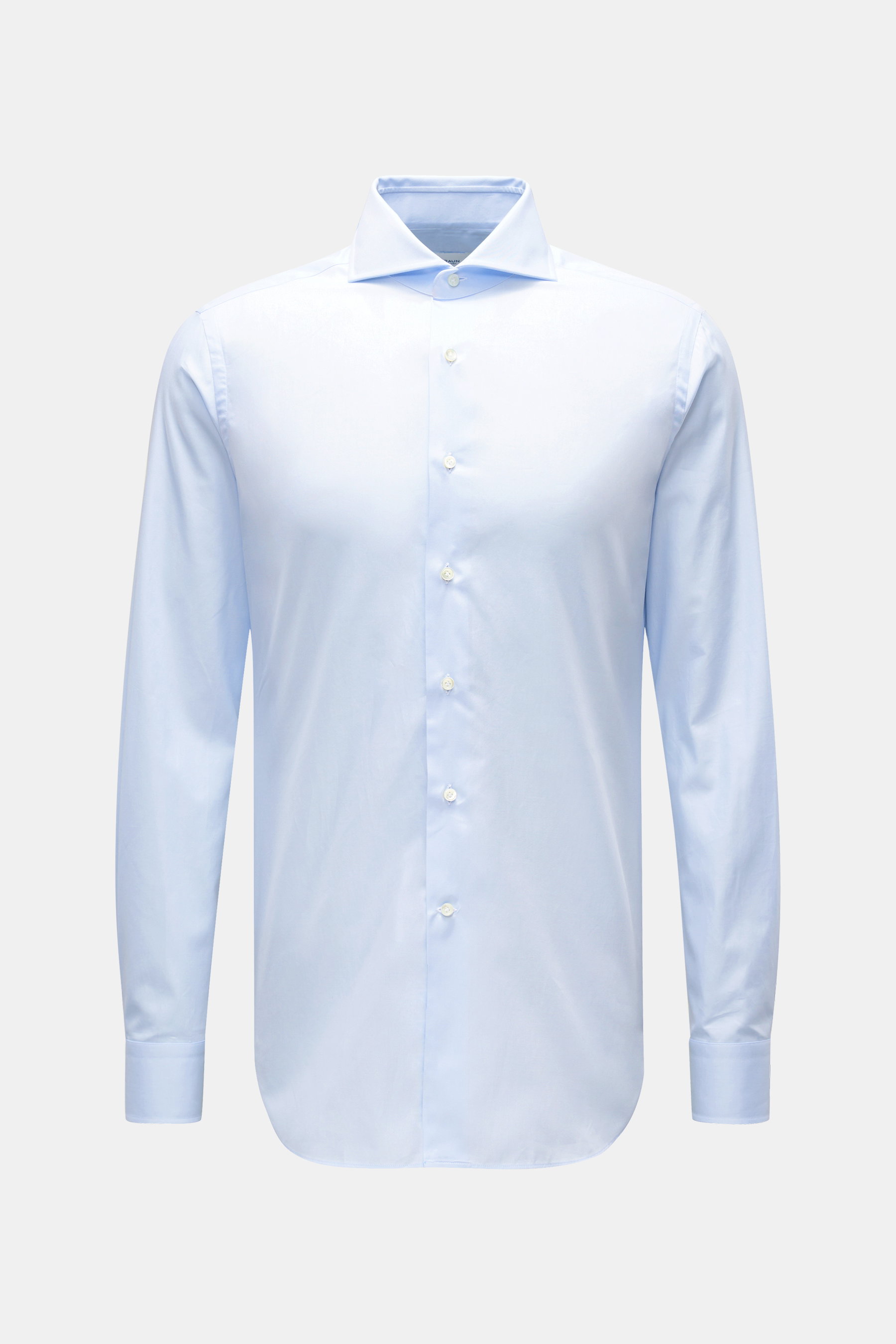 BRAUN Hamburg Business Hemd Haifisch-Kragen pastellblau