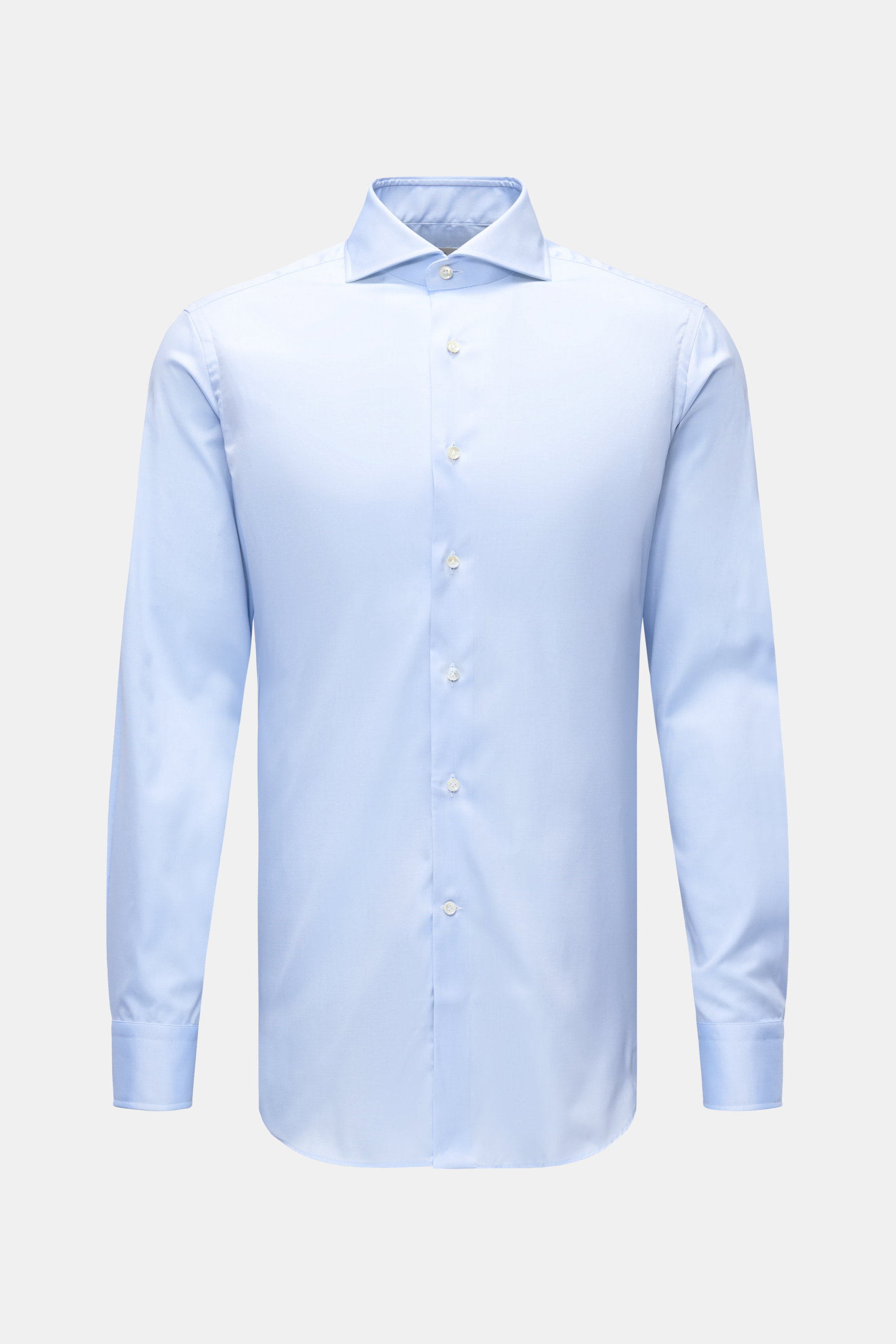 Gherardi Business shirt shark collar light blue