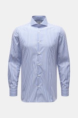 Giampaolo Business shirt shark collar navy/white striped