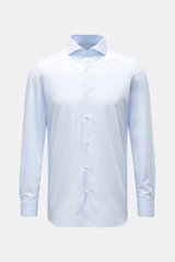 Giampaolo Business shirt shark collar light blue/white striped