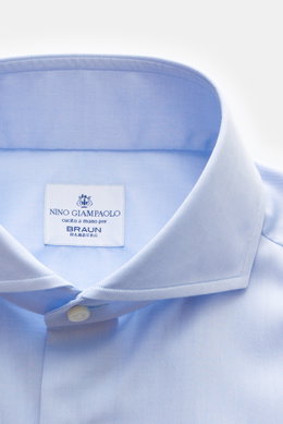 Giampaolo Business shirt shark collar light blue