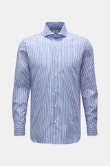 Giampaolo Business shirt shark collar navy/white striped