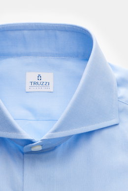 Truzzi Oxford shirt shark collar 'Napoli Busto' light blue