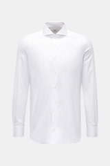 Truzzi Oxford shirt shark collar 'Napoli Busto' white