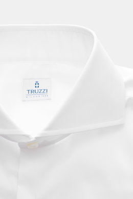 Truzzi Business shirt shark collar 'Napoli Busto' white