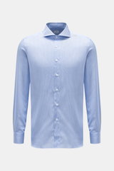 Truzzi Business shirt shark collar 'Napoli Busto' blue/white striped