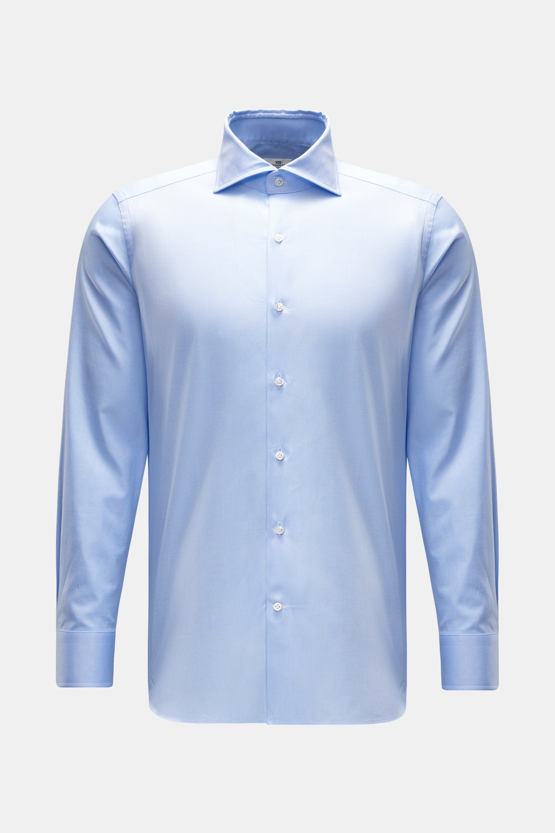 Sonrisa Oxford shirt shark collar light blue