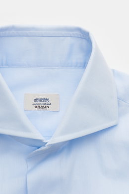 Gherardi Business Hemd Haifisch-Kragen pastellblau