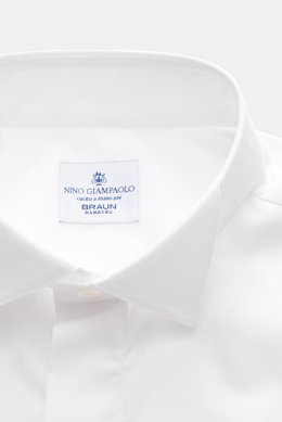 Giampaolo Tuxedo shirt wing collar white