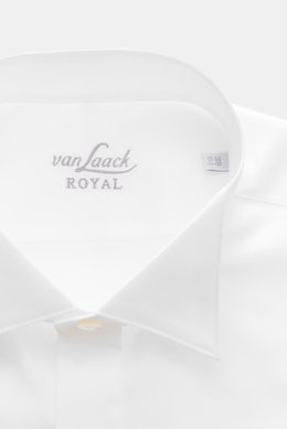 van Laack Smokinghemd 'Gala' Kläppchen-Kragen weiß