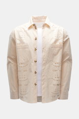 Nanushka Overshirt 'Jari' cream