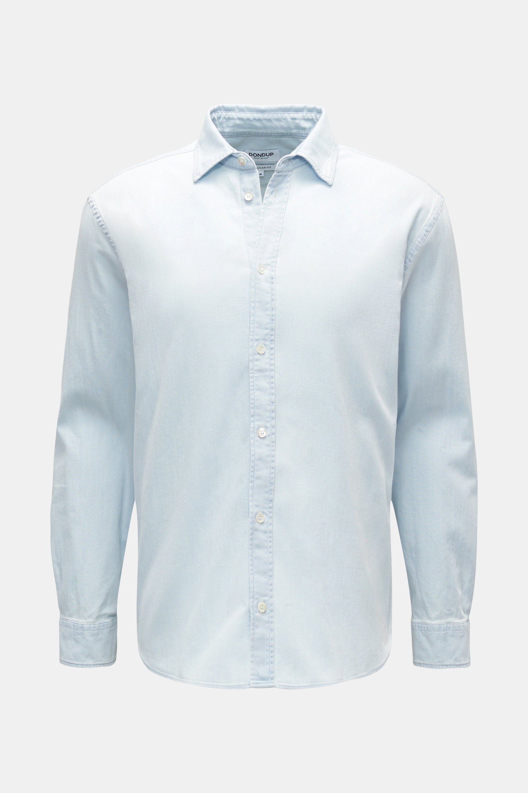 Dondup Jeanshemd Kent-Kragen pastellblau