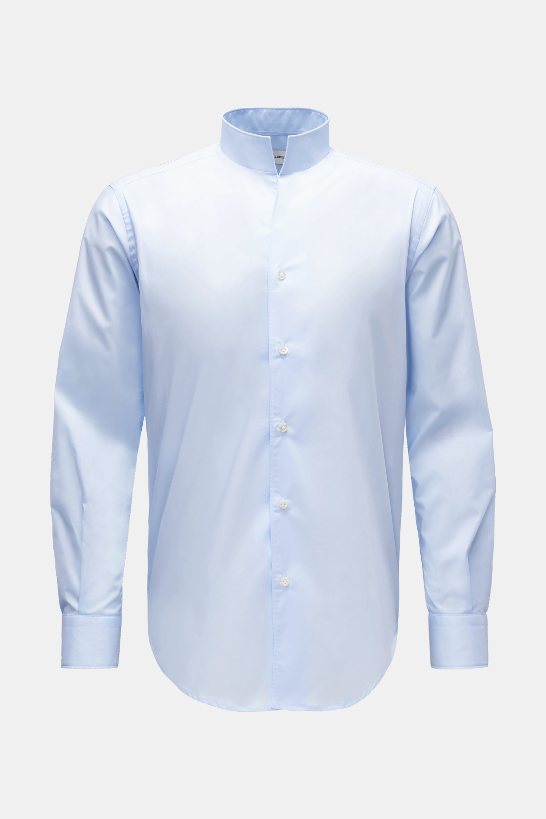 Guglielminotti Casual Hemd Stehkragen pastellblau