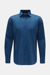 BRAUN Hamburg Essentials Casual Hemd Haifisch-Kragen dunkelblau