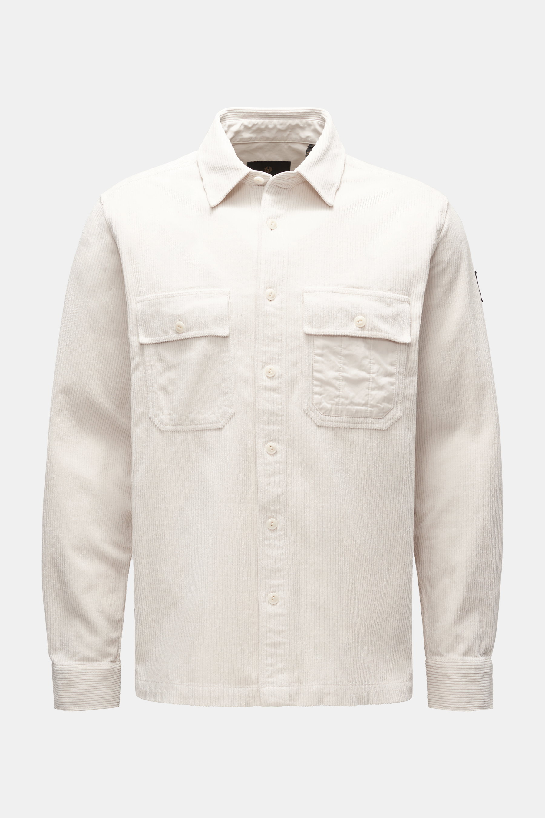 Belstaff Cordhemd 'Fallgate' Kent-Kragen offwhite