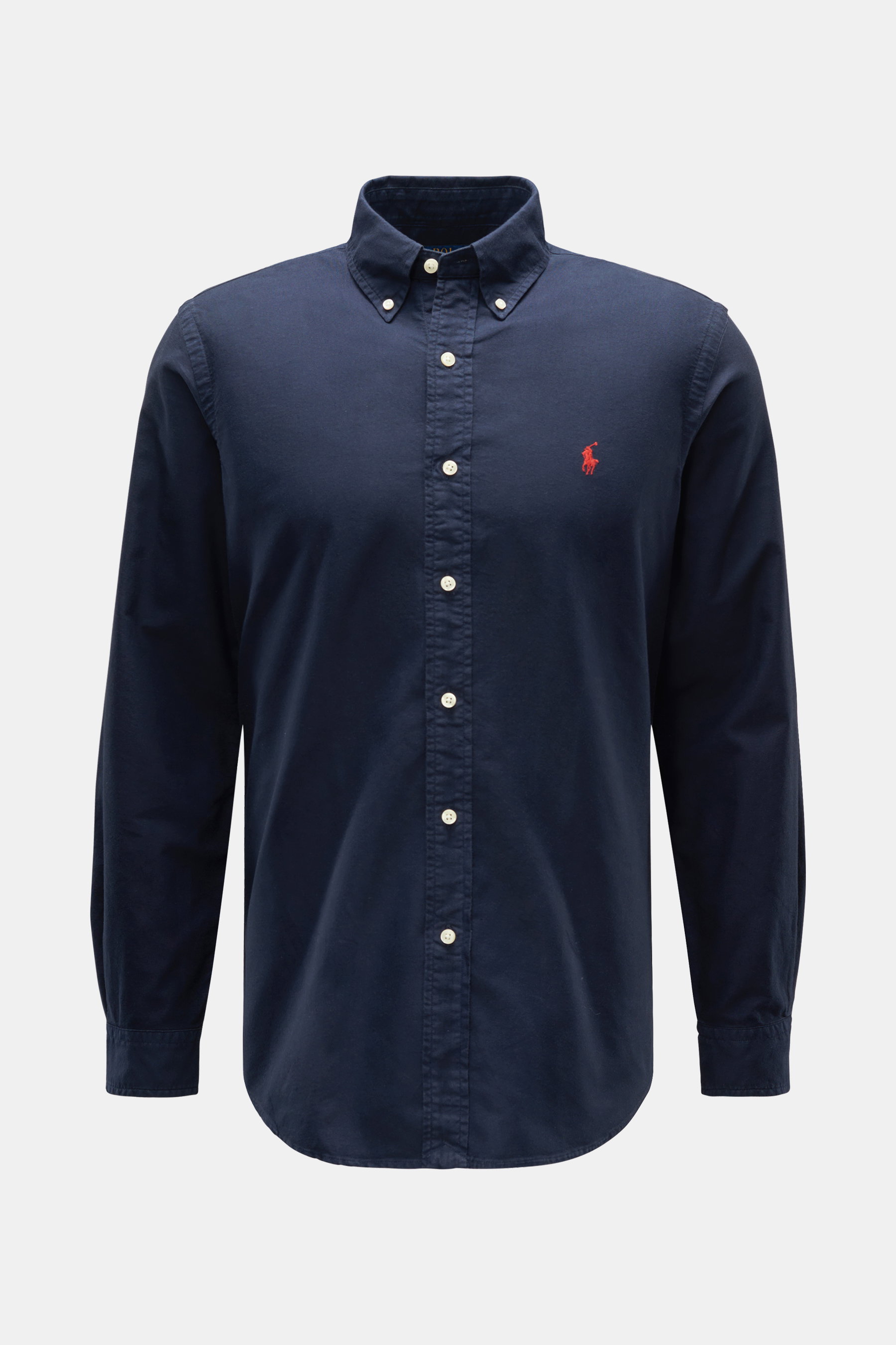 ralph lauren navy blue dress shirt Polo Ralph Lauren Striped Long Sleeve Linen Shirt
