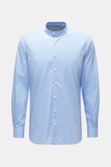 Weber+Weber Casual shirt 'Vintage Popeline Plain Collar Shirt' grandad collar light blue