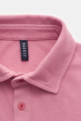 04651/ A trip in a bag Casual shirt shark collar 'Piqué Shirt' antique pink