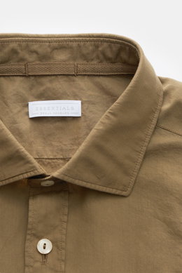 BRAUN Hamburg Essentials Casual shirt shark collar camel