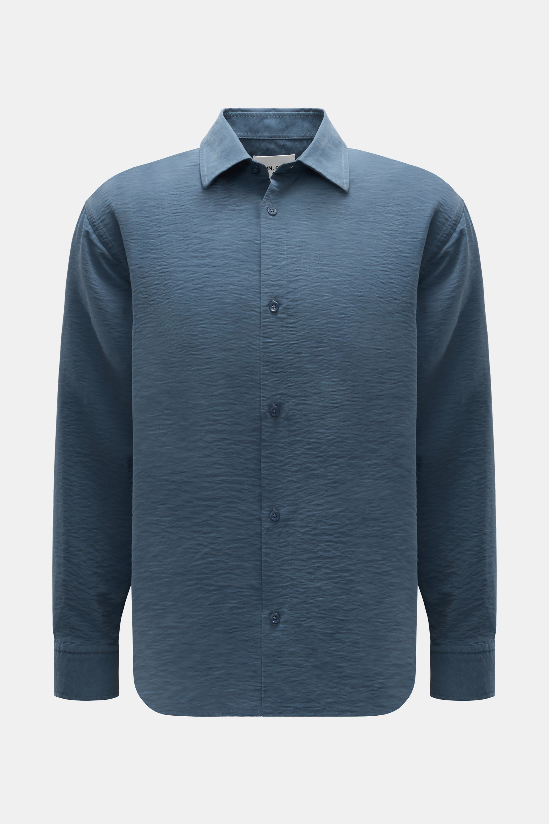 NN.07 Casual Hemd 'Freddy' Kent-Kragen graublau