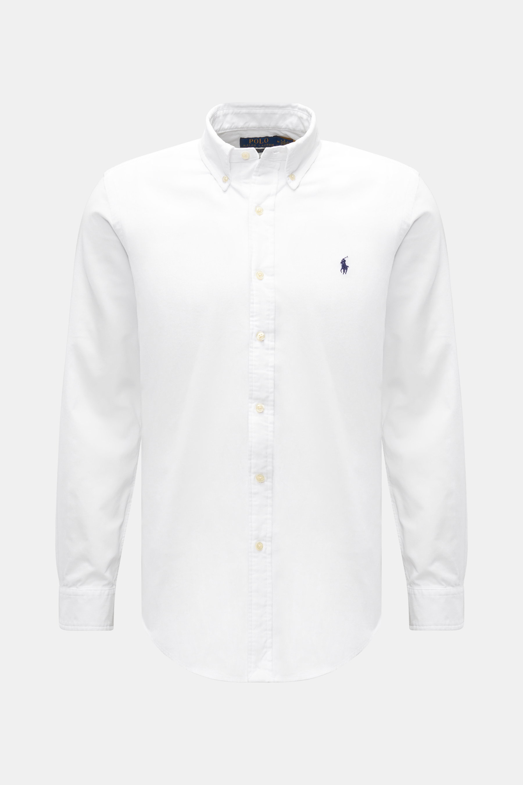 Polo Ralph Lauren Cordhemd Button-Down-Kragen weiß