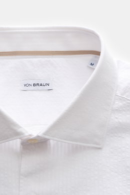 von Braun Casual Hemd Haifisch-Kragen weiß