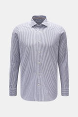 von Braun Casual Hemd Haifisch-Kragen dunkelblau/weiß gestreift