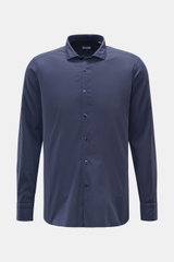 von Braun Casual Hemd Haifisch-Kragen navy