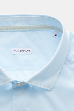 von Braun Casual Hemd Haifisch-Kragen hellblau
