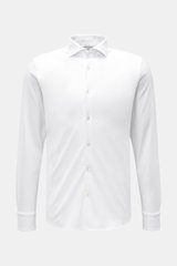 Stefan Brandt Jersey shirt 'Otis' shark collar white