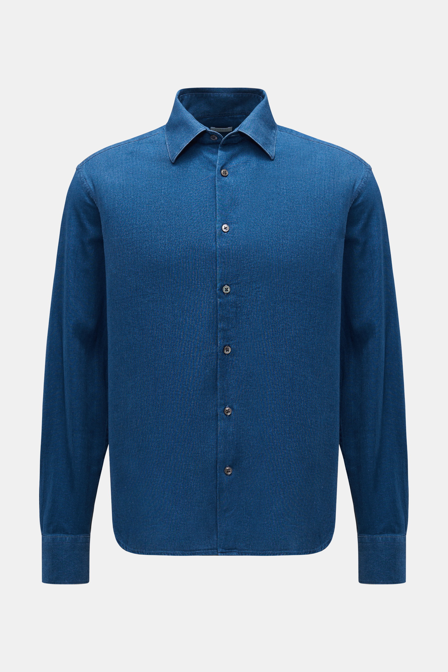 04651/ A trip in a bag Casual shirt Kent collar dark blue