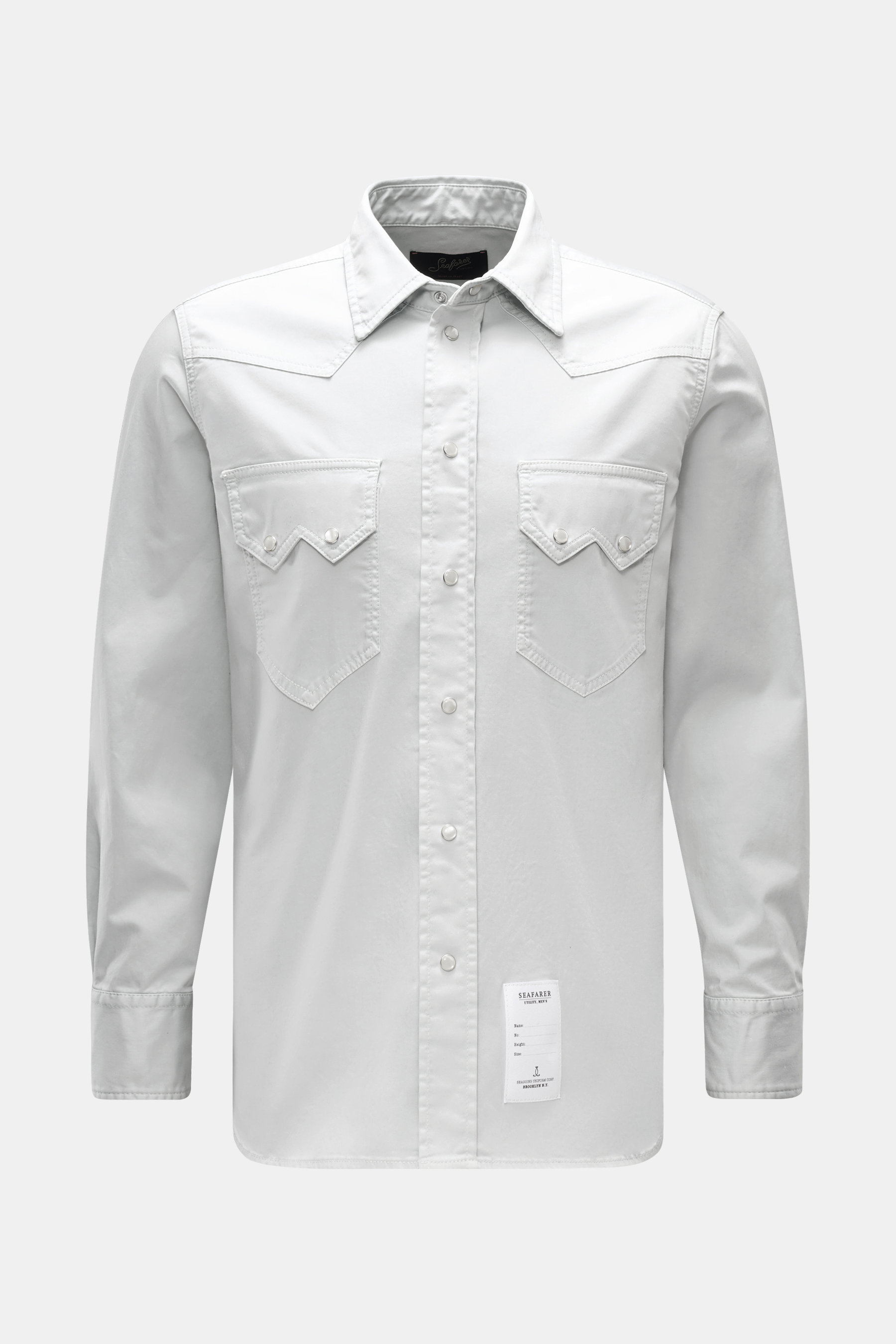 Seafarer Casual Hemd 'Marlon' Kent-Kragen pastellblau