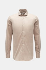 von Braun Casual shirt shark collar beige