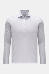 Sonrisa Popover-Hemd Haifisch-Kragen pastellblau