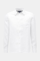 Vilebrequin Linen shirt slim collar white