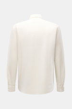 Rückansicht des 04651/ A trip in a bag Casual Hemd 'Cloudy Shirt' schmaler Kragen offwhite aus reiner Baumwolle, Regular Fit, leichte Qualität.