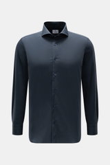 Giampaolo Casual-Hemd Haifisch-Kragen navy