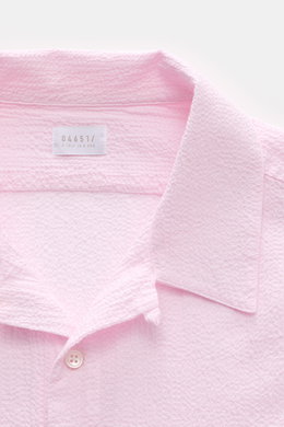 04651/ A trip in a bag Short sleeve shirt 'Seersucker' rose