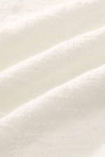 04651/ A trip in a bag Jersey-Kurzarmhemd 'Abstract' creme, frontale Perspektive, Strukturmuster, kubanischer Kragen, reine Baumwolle, Regular Fit, atmungsaktiv