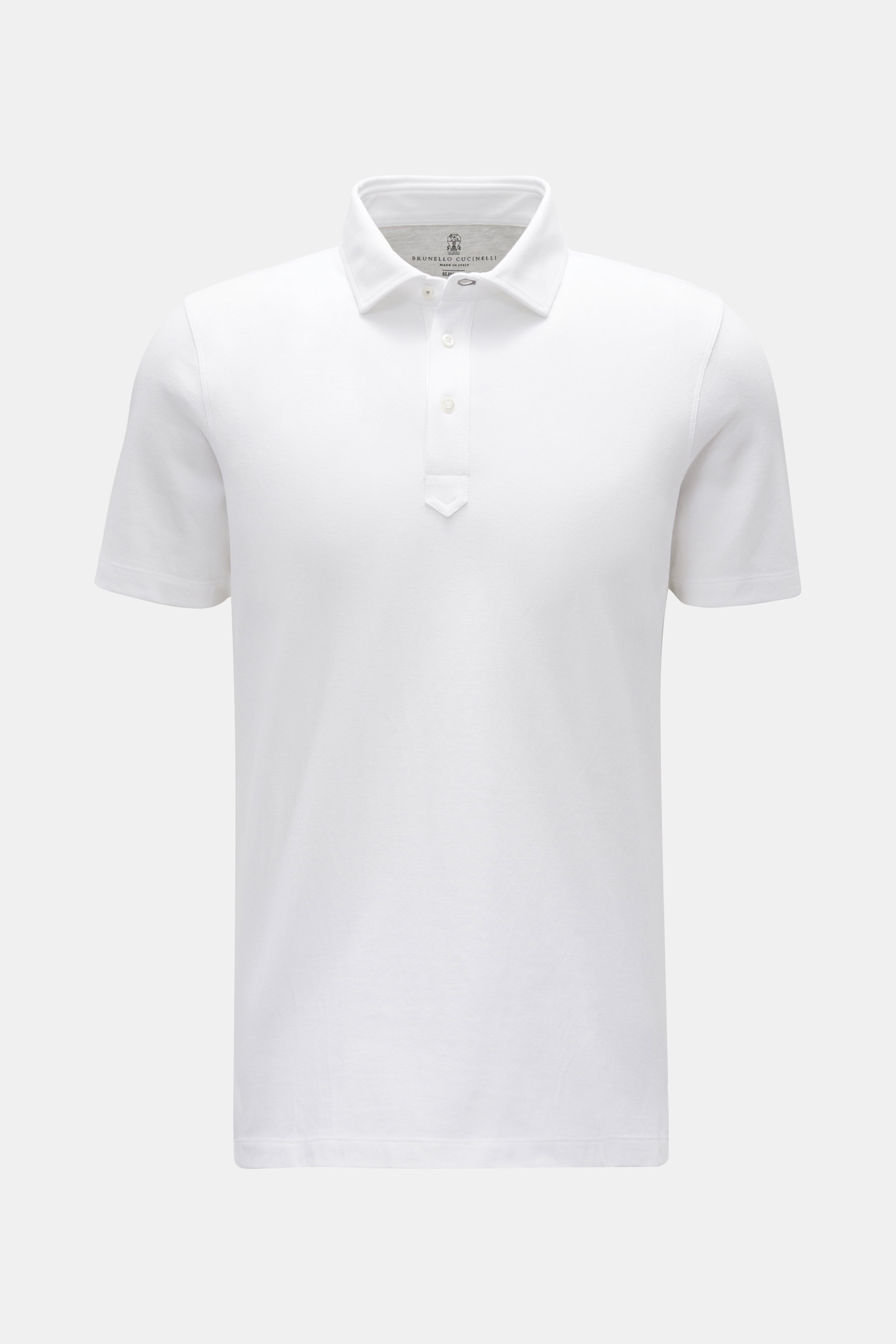 Brunello Cucinelli Poloshirt weiß