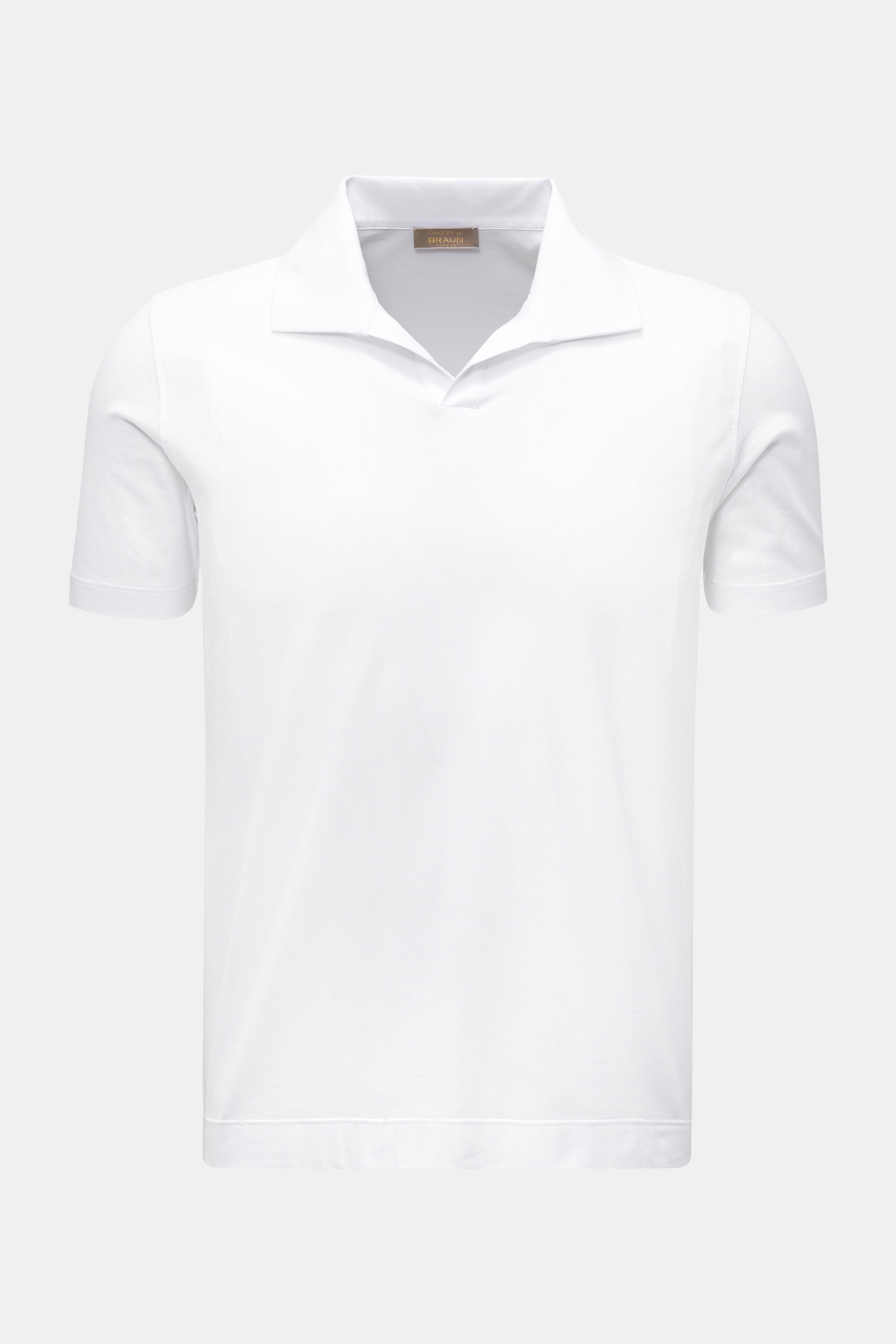 Cruciani Jersey-Poloshirt weiß