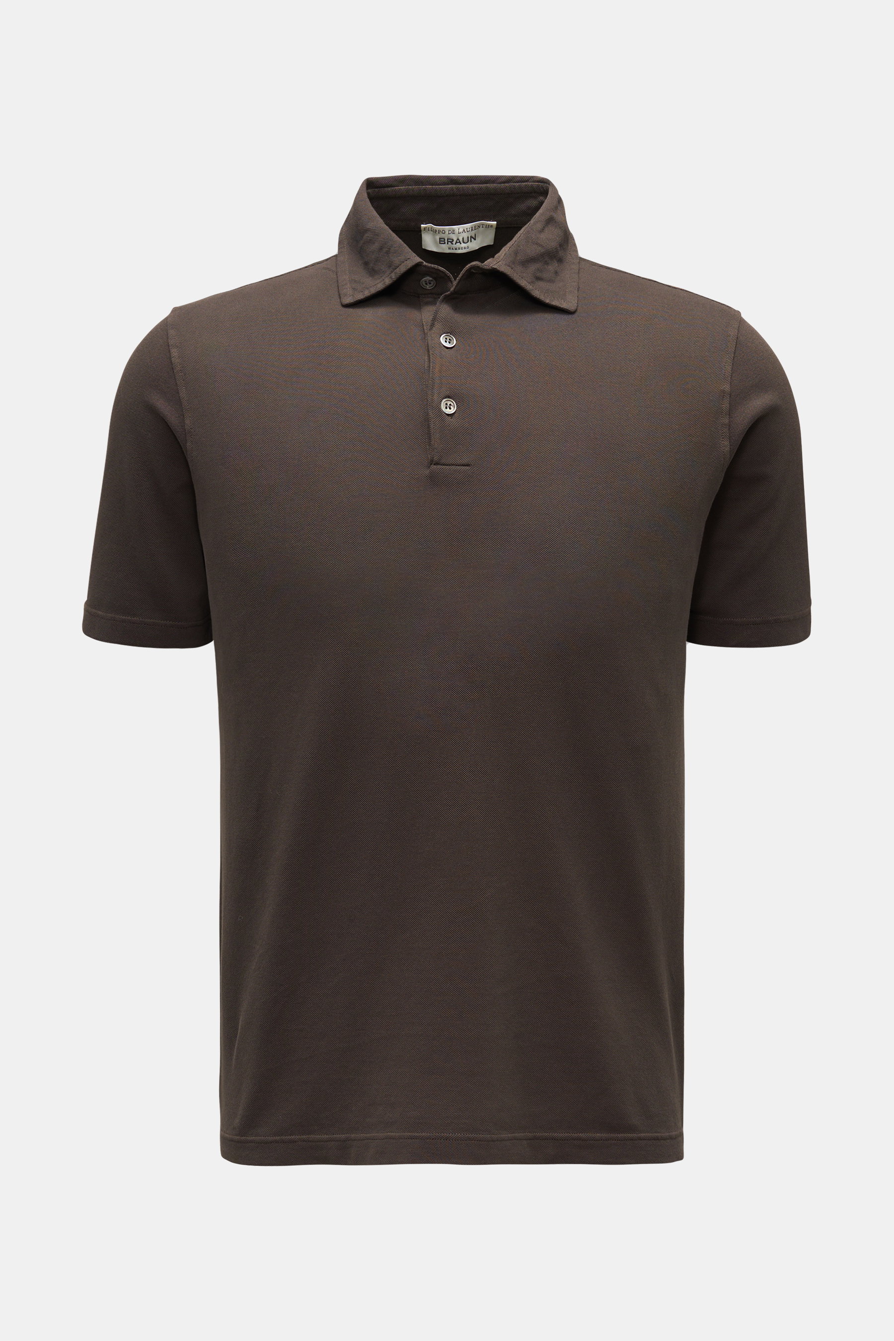 Filippo de Laurentiis Poloshirt dunkelbraun