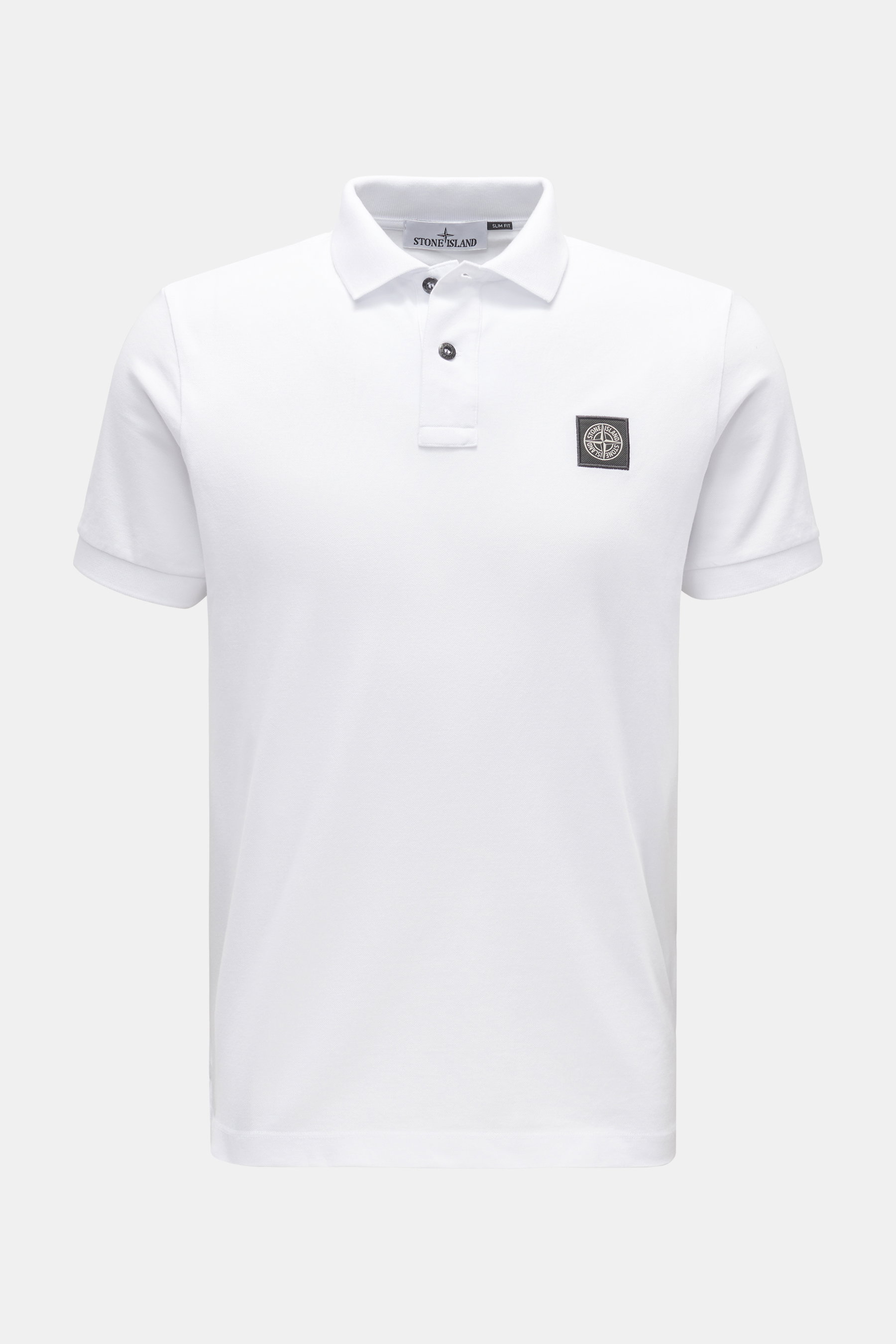 Stone Island Poloshirt weiß
