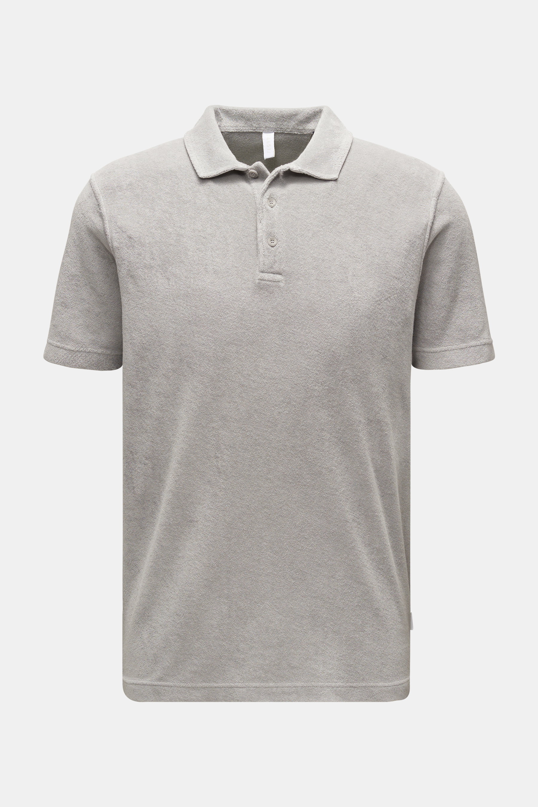 04651/ A trip in a bag Frottee-Poloshirt 'Terry Polo' grau