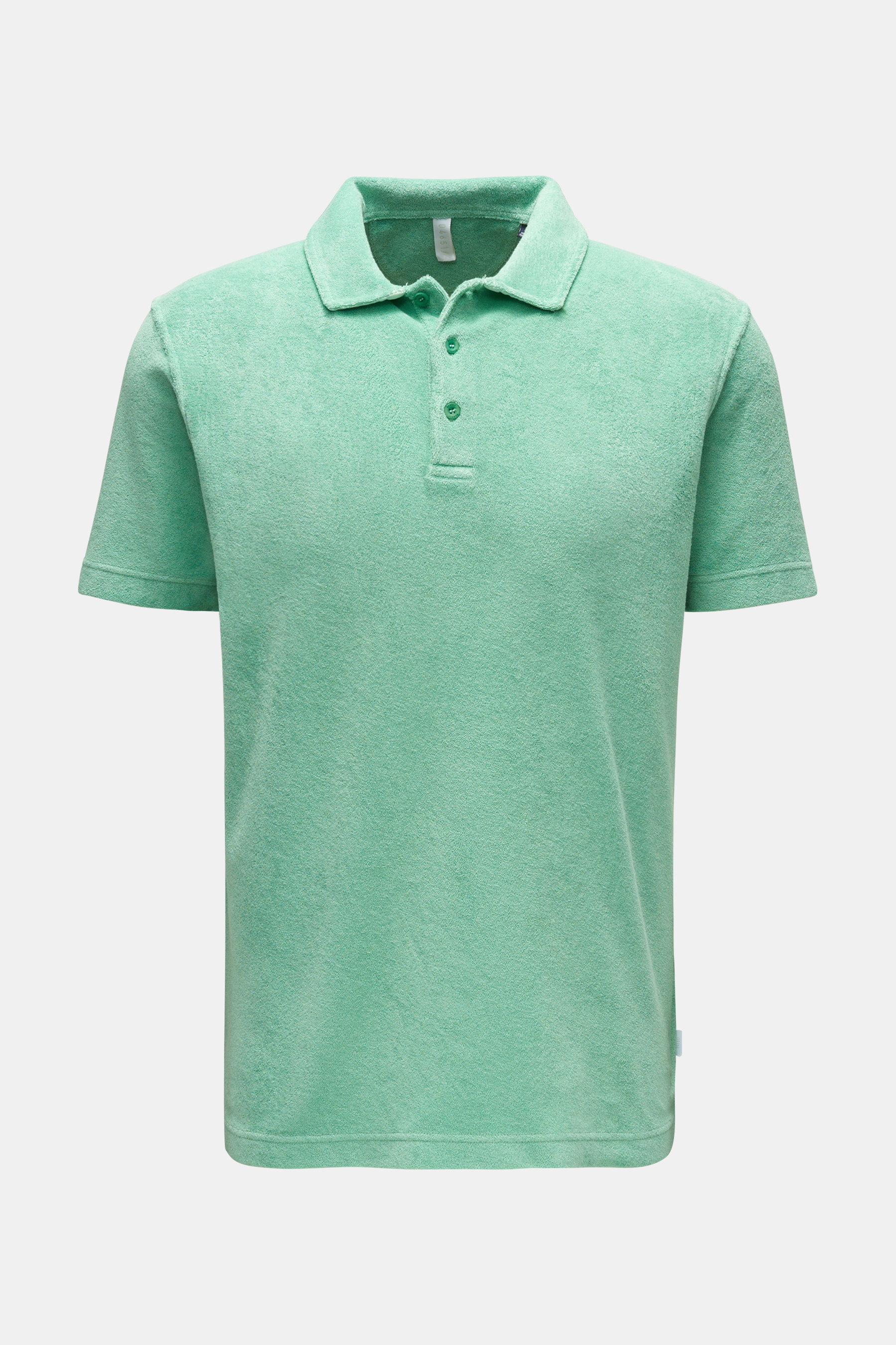 04651/ A trip in a bag Frottee-Poloshirt 'Terry Polo' hellgrün